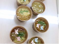 丸い型でお作りいただく場合は3個になります。