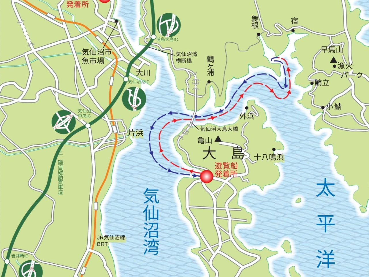 �u�΂̐^��v�C����哇����u�X�͊C�̗��l�v�Œm���镑���p�܂Ō����R�[�X