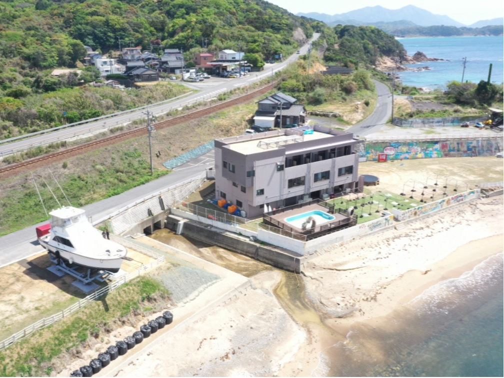 プライベートビーチでも遊べます
