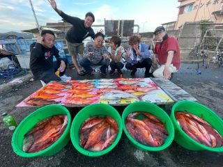 一つテンヤで釣果
