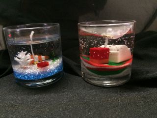 joyキャンドルです。ガラスコップに3層のカラ−サンドを入れ、好きな素材を2つ入れ、ジェルキャンドルを入れ完成です。キャンドルが固まるのに20分程かかります。