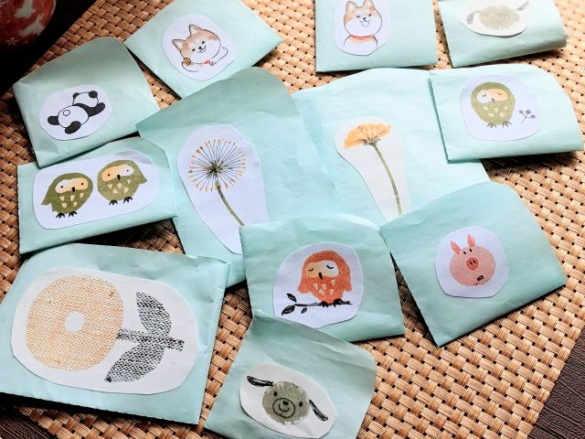 絵付け用の和紙は様々な種類を用意しております。