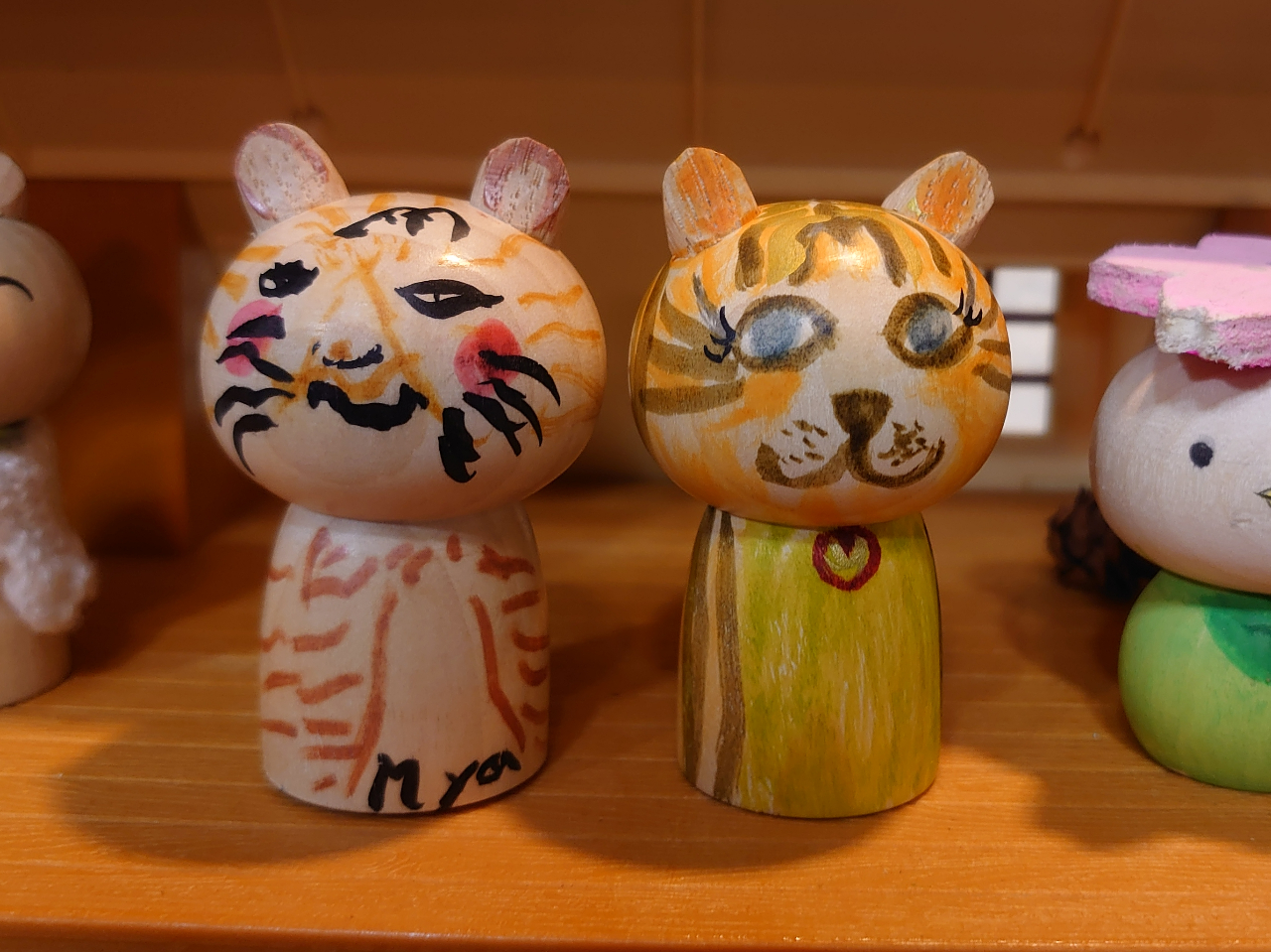 にゃんこけしなら何を描いても面白い!猫じゃなくても面白い!