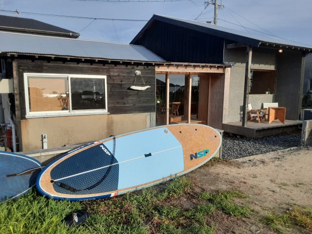 SUP後はsig co.カフェでドリンクやケーキ、カレーをすぐに楽しめますよ。