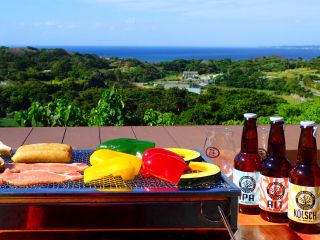 オーシャンビューのテラスで貸切BBQ☆