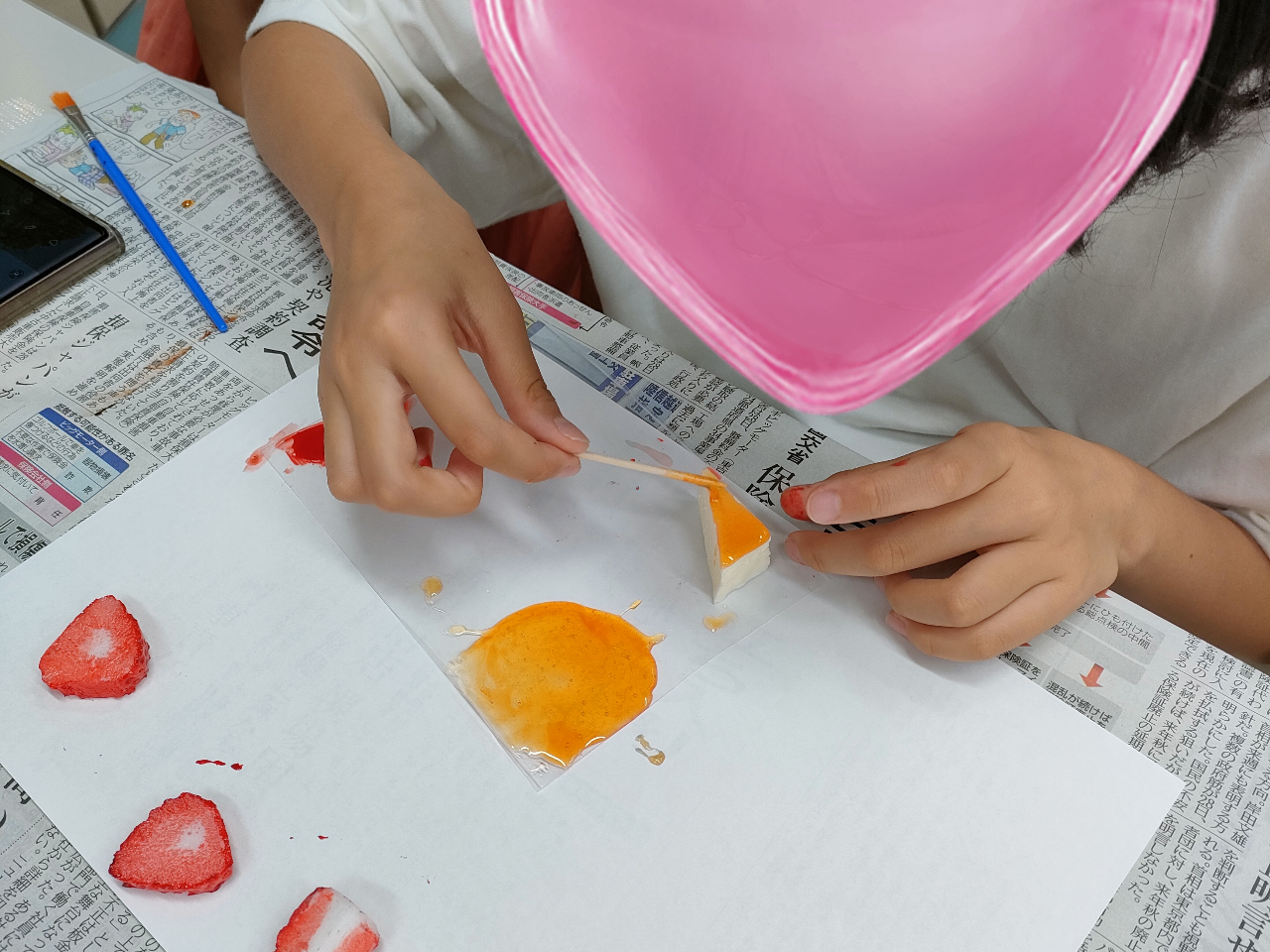 �`�[�Y�P�[�L�̃\�[�X��h��܂��B�����ŐF������Ă݂悤�B