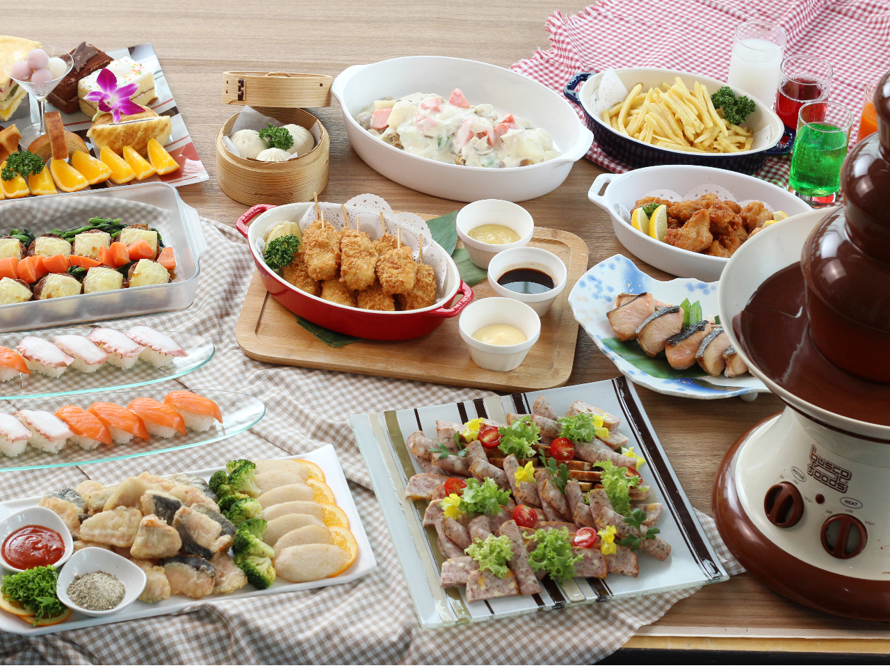 <2025/7/19~>【洋食ランチビュッフェ】大人気の実演メニューやお寿司にス...