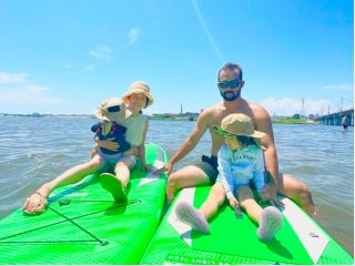 家族や親子で海遊び。