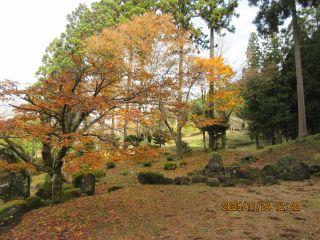 諏訪館跡庭園(上段庭園)。