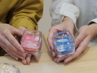 本物のアコヤ真珠を使って世界で1つだけのジェルキャンドルを作ろう!