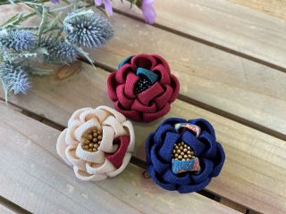 つまみ細工初めての方でもお作りいただけます。