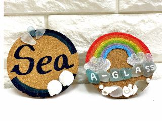 オリジナルコースターが作れるよ♪コースターじゃなくてインテリアとして制作してもGOOD!