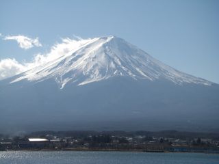 富士山世界遺産センターから見る富士山