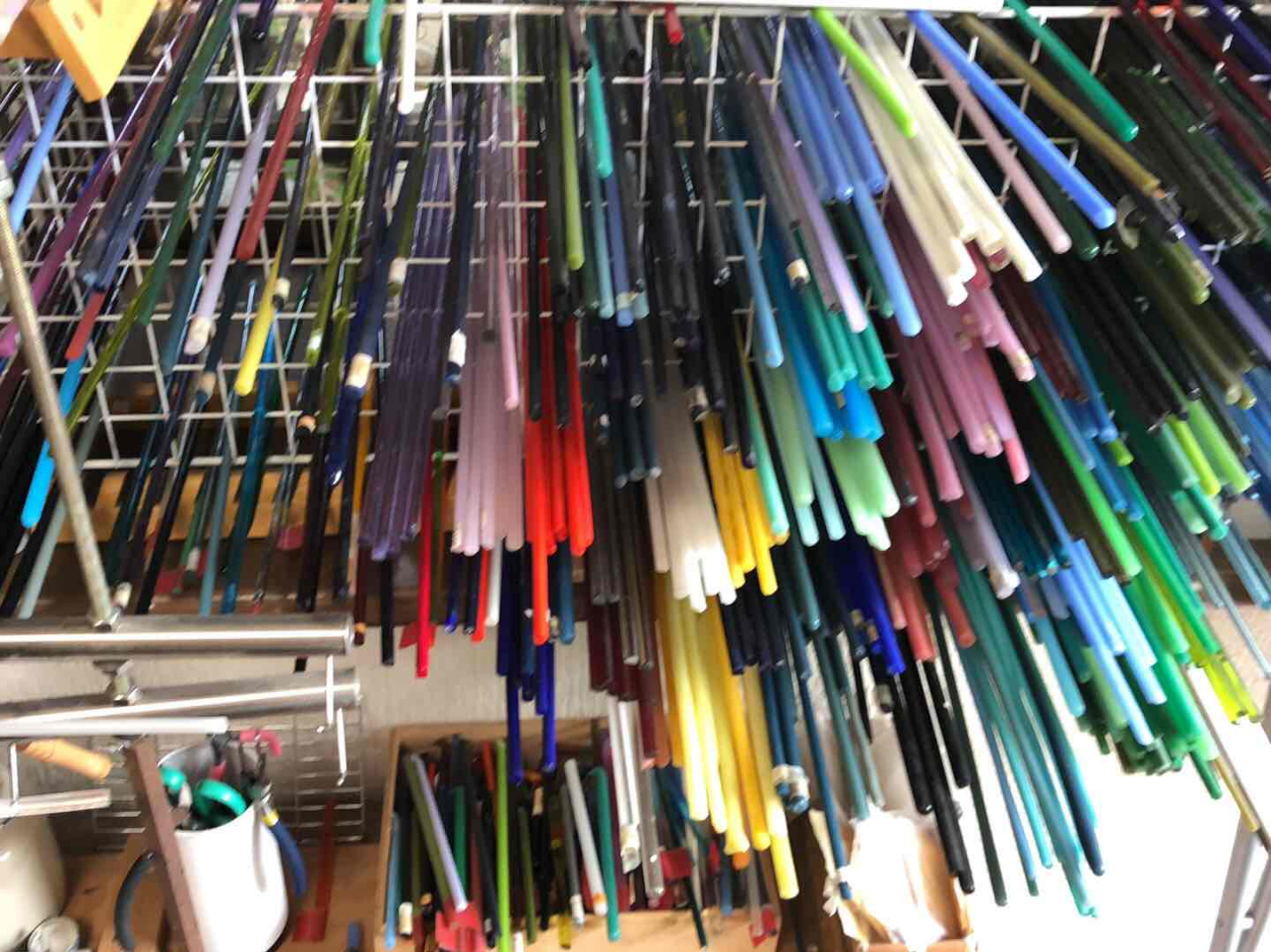 お好きなガラス棒をお選びください♪