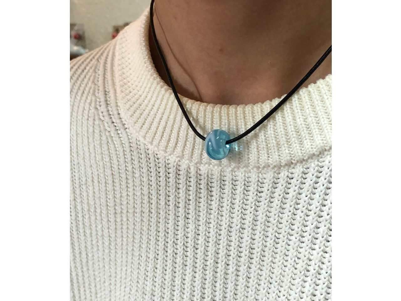 マーブル模様のチョーカー出来ますよ。