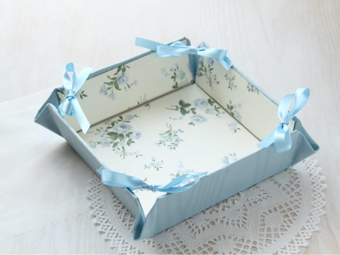 【千葉・市川】カルトナージュ体験|フランスの伝統工芸でリボントレー作り♪《約90...