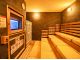 約90℃のドライサウナは常連さんにも大人気。発汗作用の強い遠赤外線サウナで思いっきり汗をかきましょう!