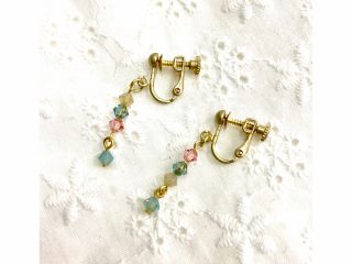 初めてさんでも作れる!ピンワークで作成するビーズのイヤリングorピアスの作成を体験しましょう!