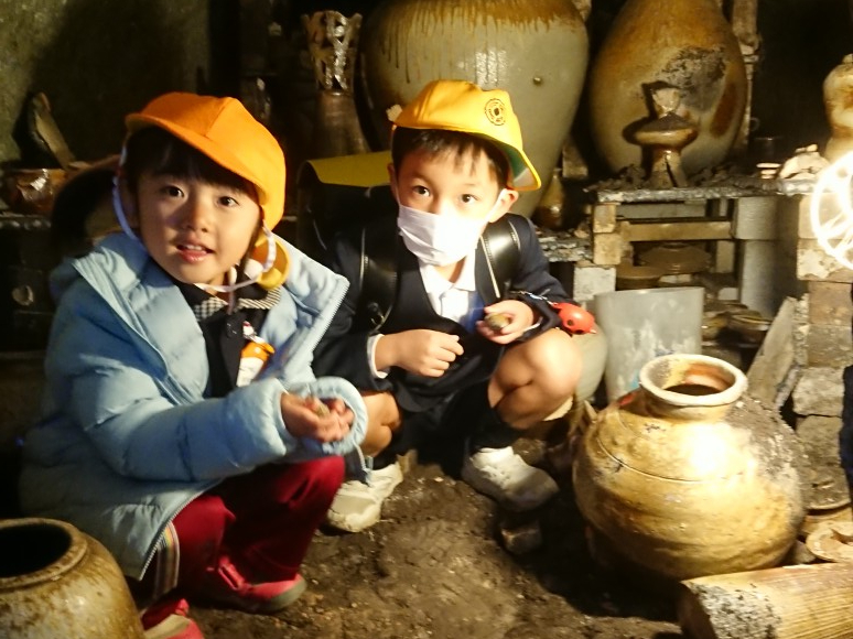 窯の中です♪ご希望があれば、ご案内致します!