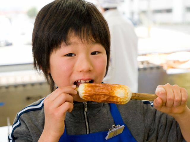 出来たてをその場で食べられる!