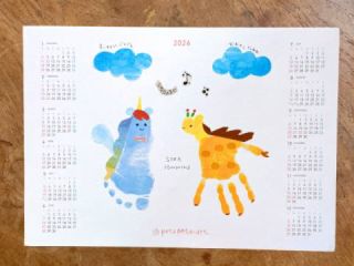 お子さんの「今」の手形・足型でぺったん☆持ち運べる可愛いキーホルダーにできます★