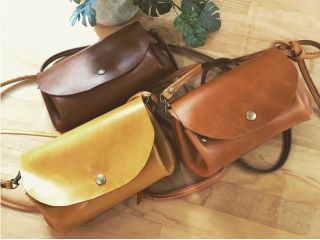 縫わずに作るレザーぷくぷくショルダーバッグ