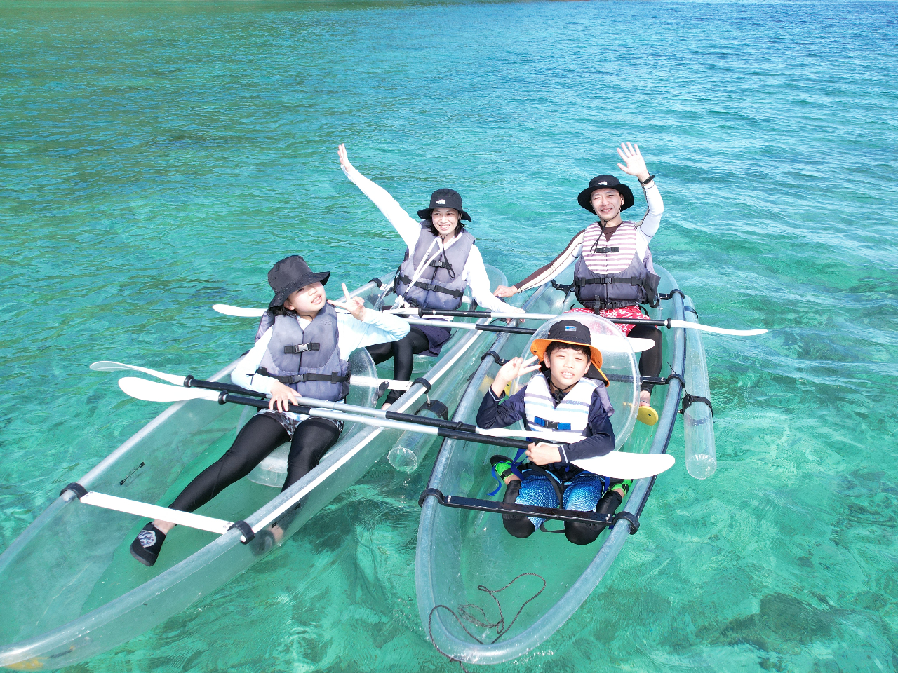 ☆ウミガメ遭遇率 99.9%☆《クリアカヤック&シュノーケリング》2時間