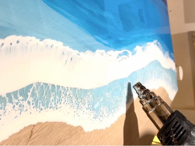 風を送ってドキドキワクワクの波出し♪