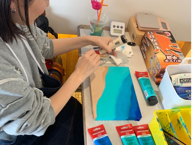 下絵を描いて♪