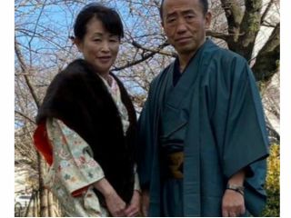今年もお着物姿で、夫婦揃ってお詣りできました