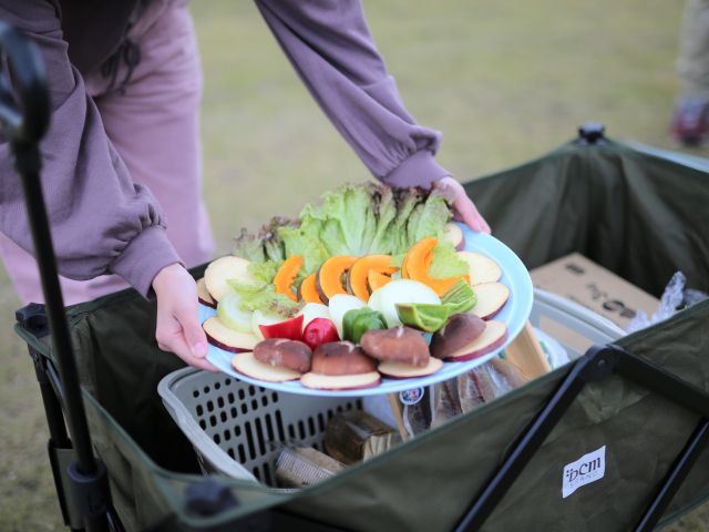 地元の野菜も盛りだくさん