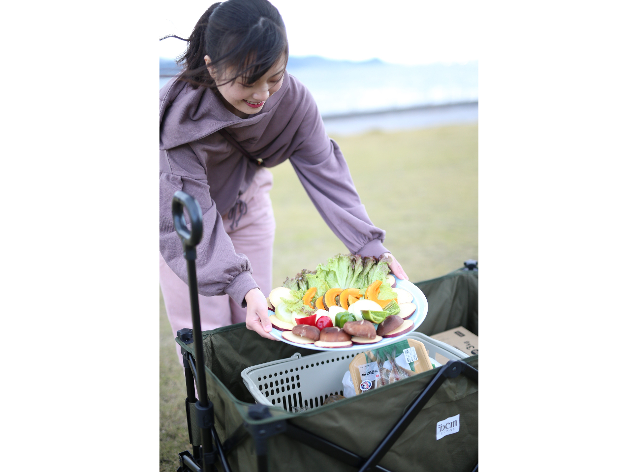 地元の野菜もたくさんあるよ!