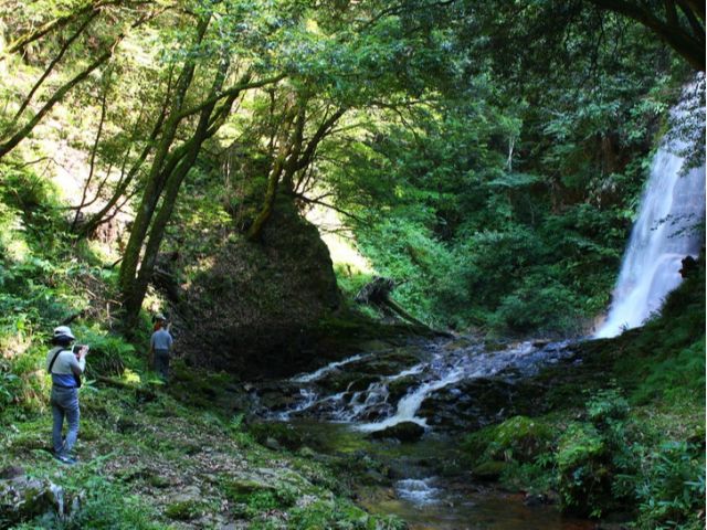 赤馬滝で石拾いをしました♪