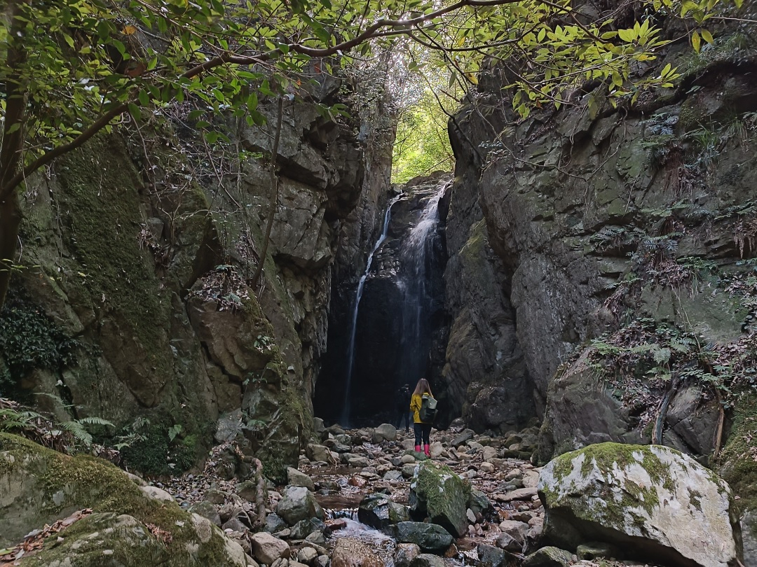 邑南町の秘境滝・ハンザケ渕(滝)
