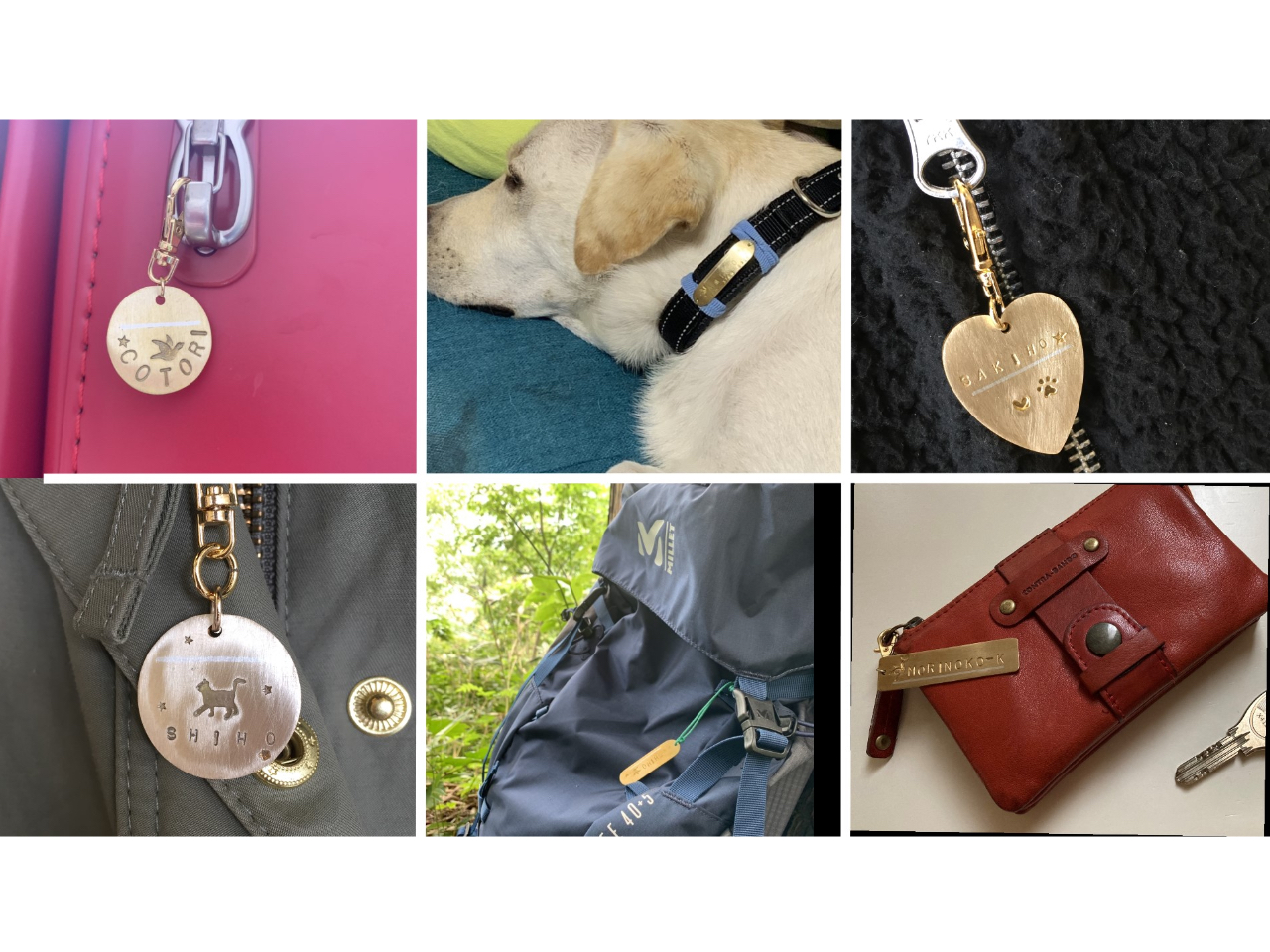 記念日のプレゼント、ペット用チャーム、出産祝い、ネックレス等色々な目的で制作できます。デザインはお客様のお好きなようにアレンジ可能です。