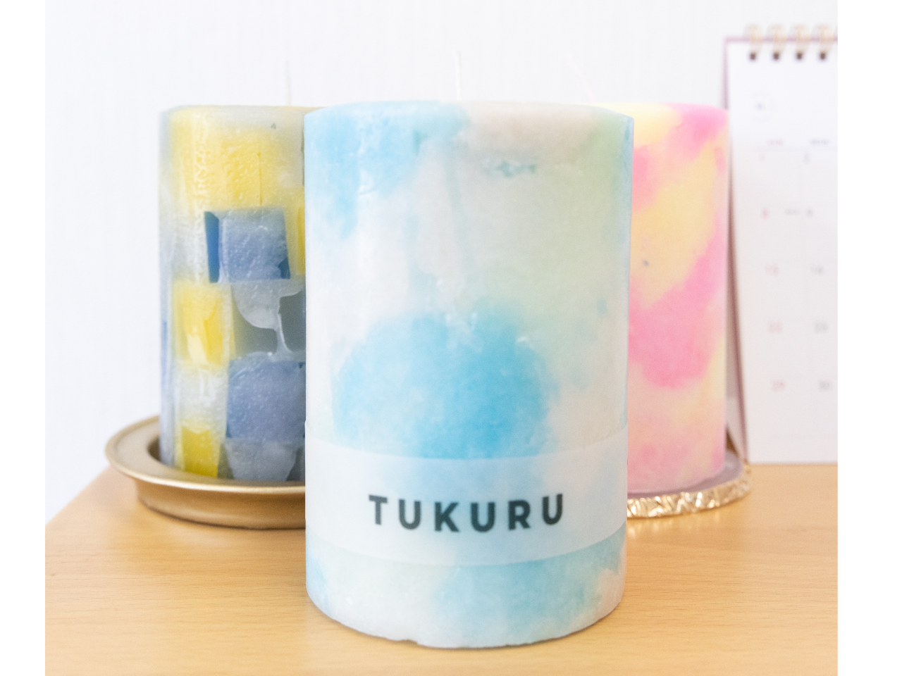 【パラフィンキャンドル】デザインいろいろ!円柱型キャンドル♪ 120分 2,75...