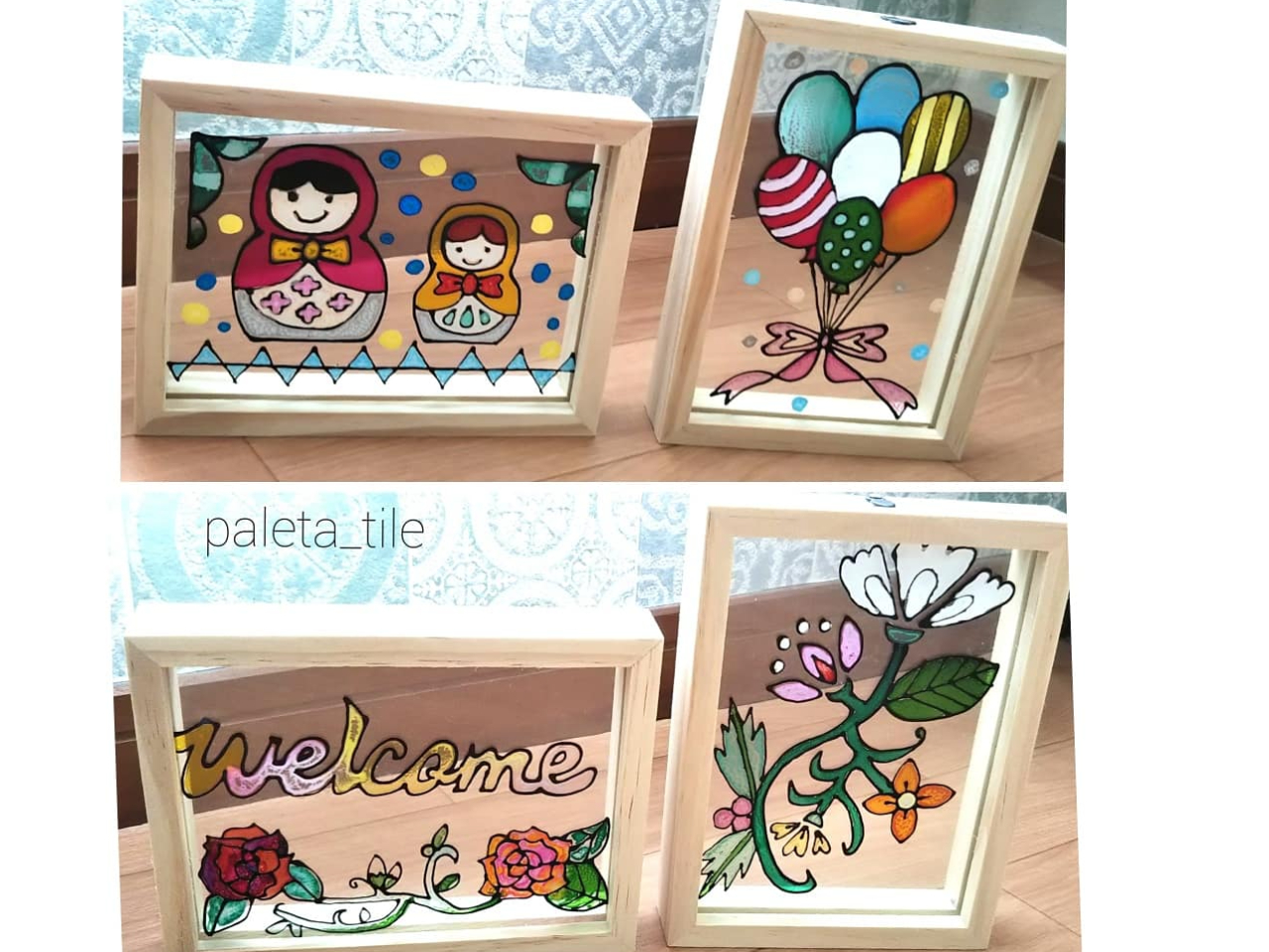 様々な種類のデザインからお好きなものを選んで着色します。