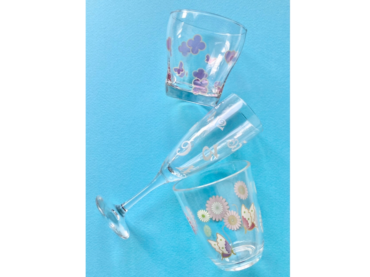 ポーセラーツで、世界で一つのあなたデザインのグラスを作りませんか?グラスは3~4種類から当日お選びください。レッスン後、簡単なティータイム付き♪