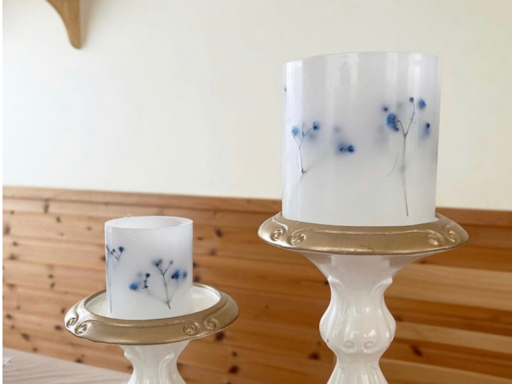 ¥3,500 ◎ボタニカルランタン◎(火を灯さないタイプ) 大サイズ1つ 小サイズ2つで¥3,500です。予約時にどちらか選んでください。