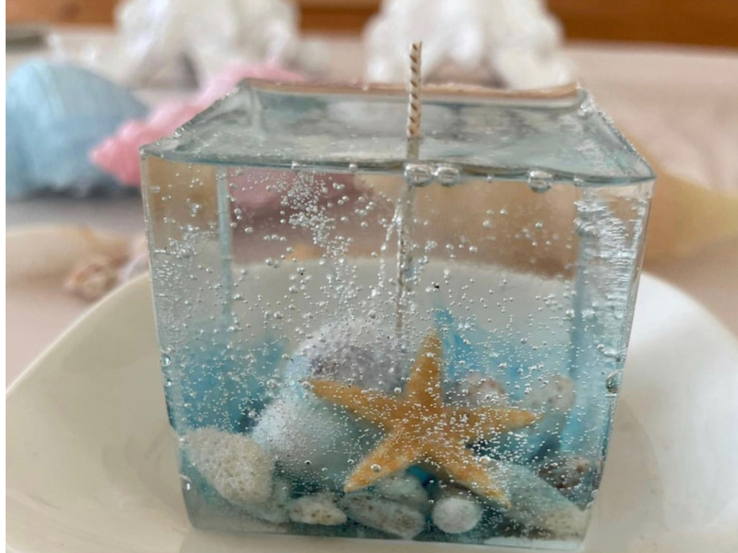¥3,500  ◎ジェルキャンドル◎ グラス入りなどいろいろなジェルキャンドルを作ることができます。作るものにより追加料金がかかります。