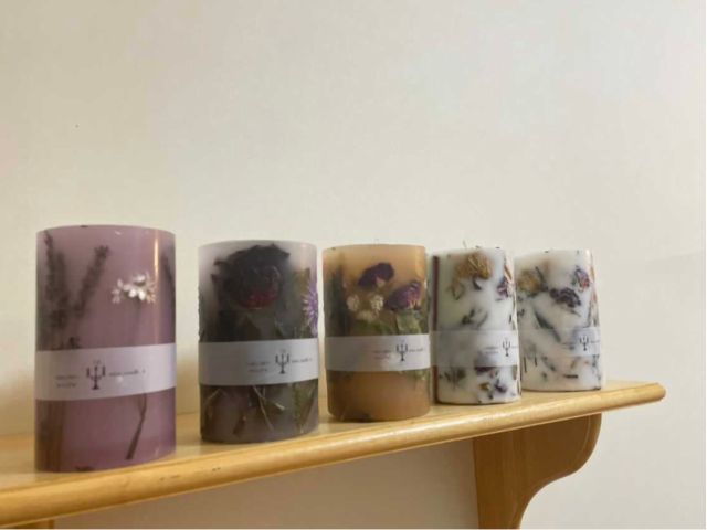 ¥5,000円  ◎ボタニカルキャンドル(大)こちらは後日受け取りになります。