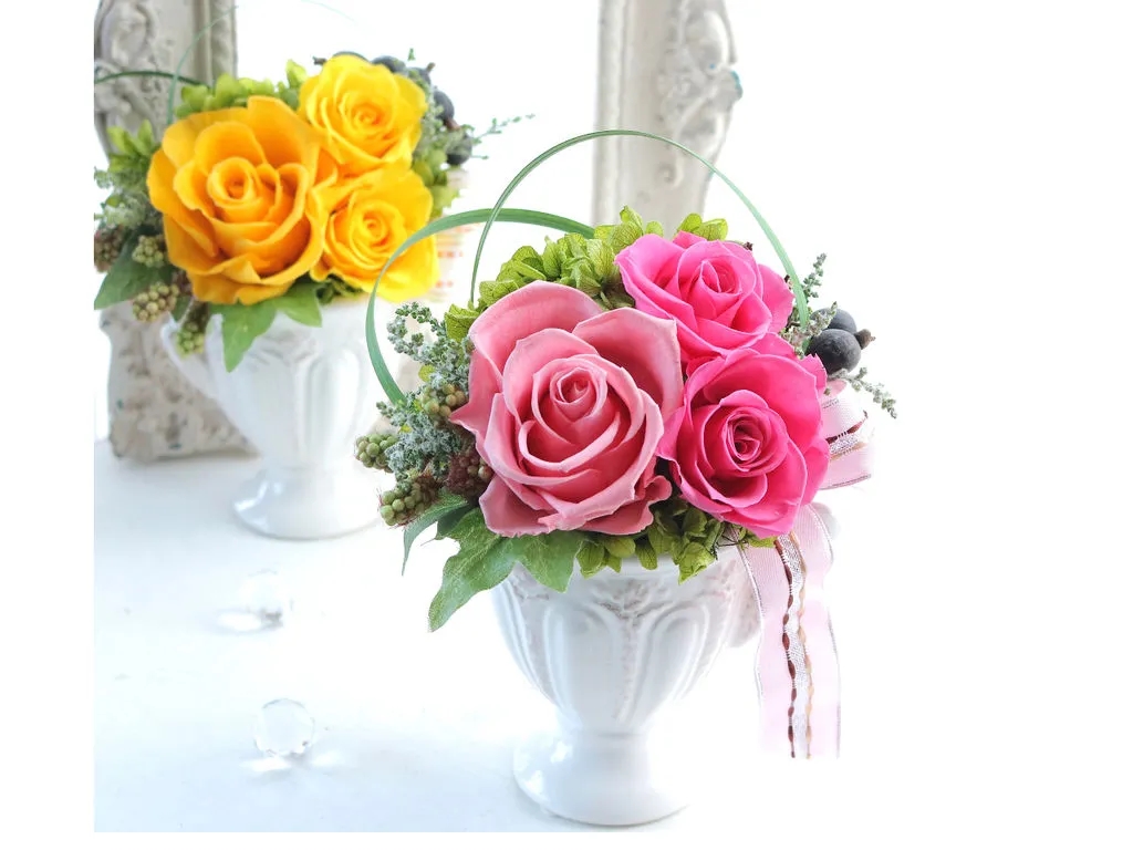 【千葉県柏市】お部屋のインテリアやギフトになる♪プリザーブドフラワー体験