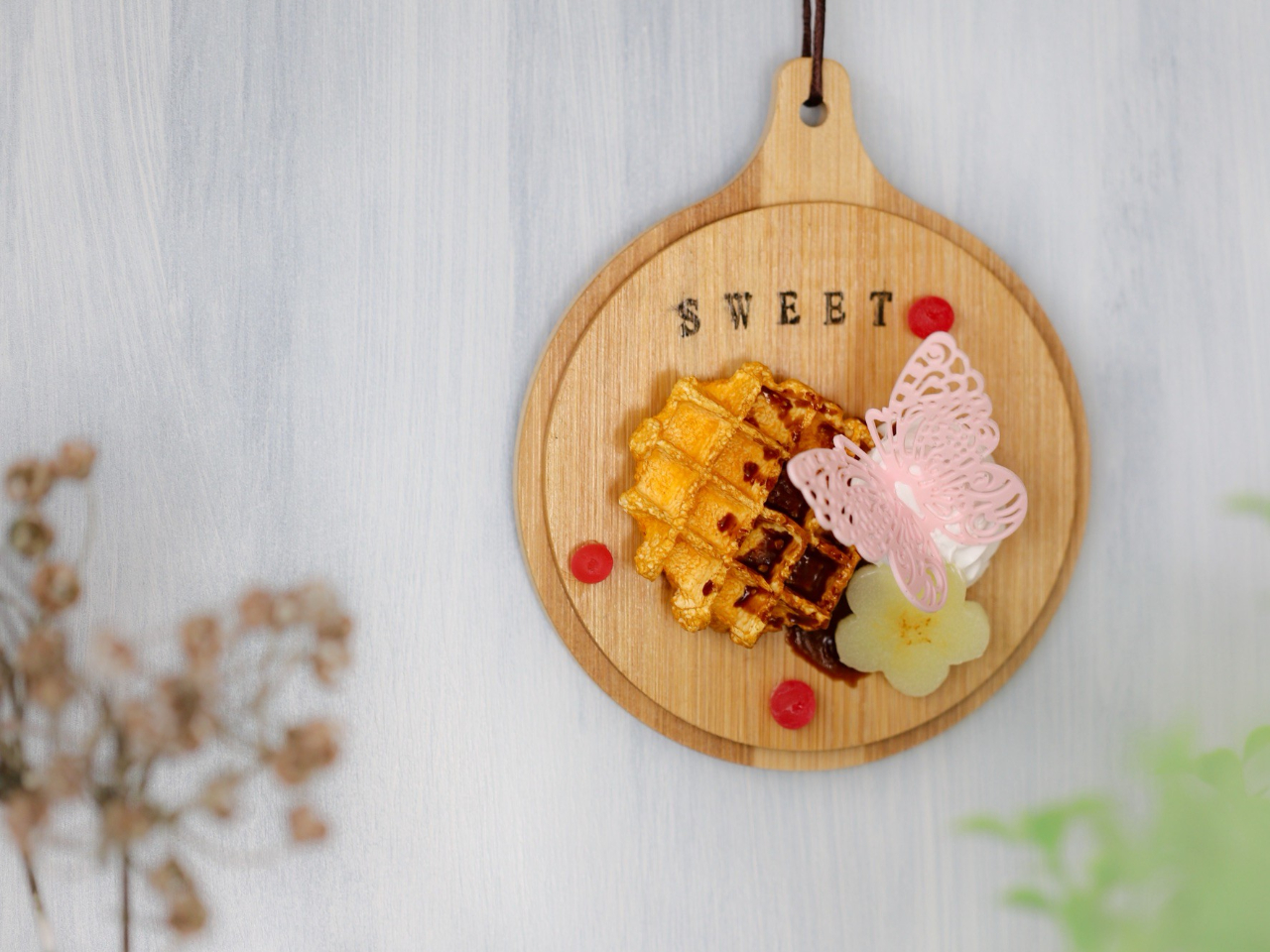 �`���R�������b�t���̃E�H�[���f�R�i3,500�~�j�d�オ��T�C�Y�F ��12x15cm ����5~6�p