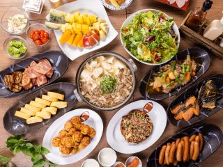 バリエーション豊かなお料理が朝食を彩ります♪