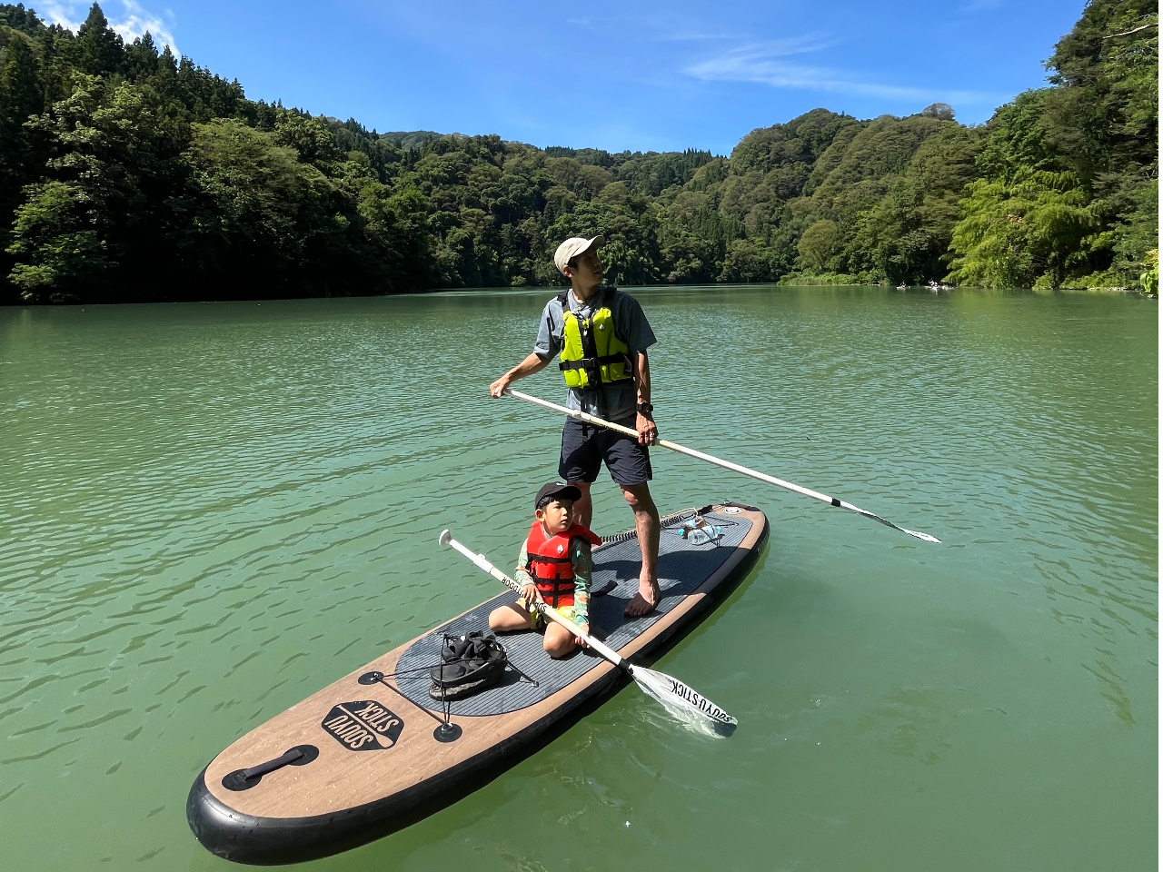 2500円で大人と一緒に二人乗りSUPツアー体験（9歳まで）/自然体験
