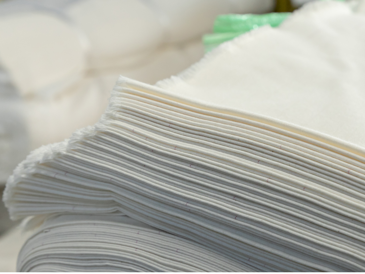 検品された知多木綿