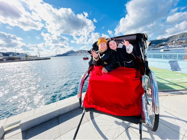 長崎人力車 俥屋(くるまや)です! 人力車で優雅なお散歩を♪