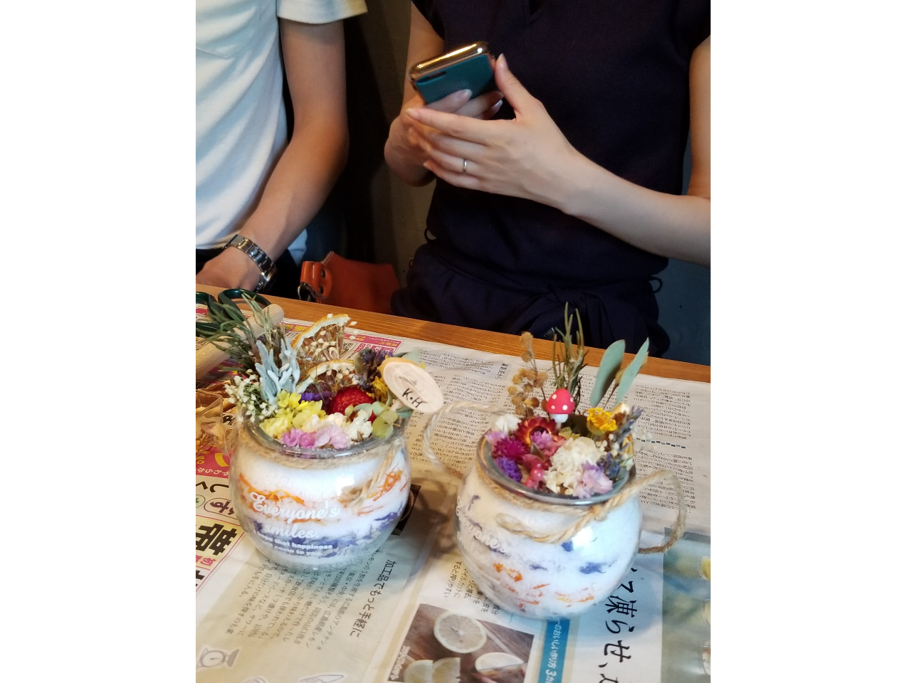 カップルでそれぞれの仕上がり!いいですね♪