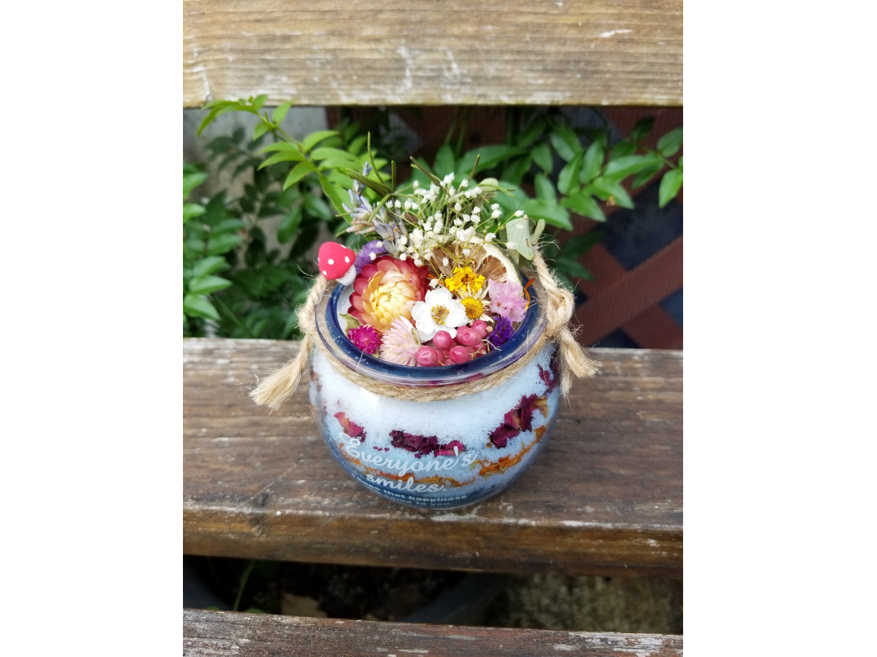 完成品の一例です。ご自分のお好きなアレンジで・・♪