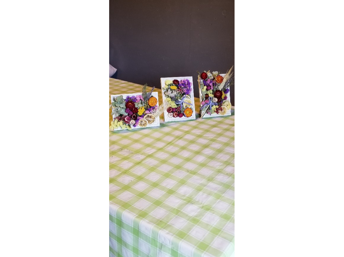 置く場所により、縦でも横でもお作りいただけます♪